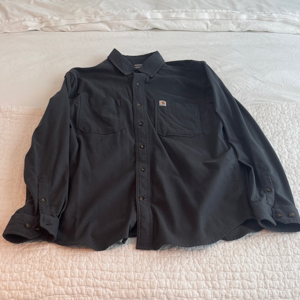 Carhartt Dark Gray Flannel Shirt
